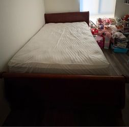 Queen Sleigh Bed Frame