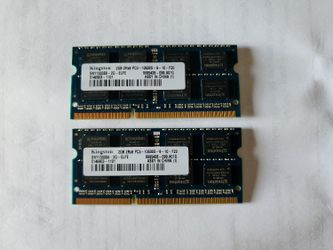 Kingston 2 X 2GB DDR3 Ram