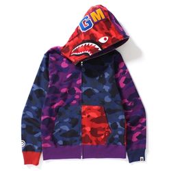 Bape Crazy Shark Camo Jacket 