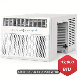 Brand New. Window AC unit, U-shaped, 12,000 BTU