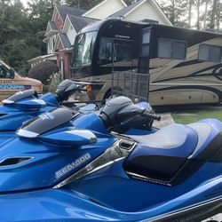2 SeaDoo💥SuperCharged Jet skis, Run 70 mph💥