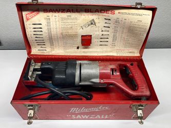 Milwaukee sawzall and metal case tool