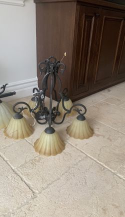 5 light chandelier