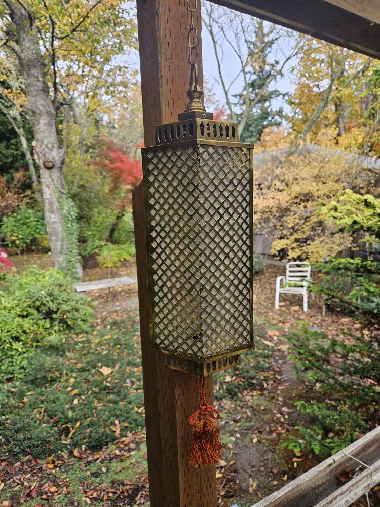 Vintage Hanging Japanese Lantern