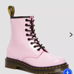 Women’s Pastel Pink Patent Leather Doc Martens