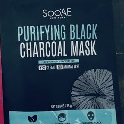 1pk Facial Mask - Purifying Charcoal Mask