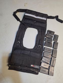MIR WEIGHTED VEST W/50 WEIGHTS (75LBS)