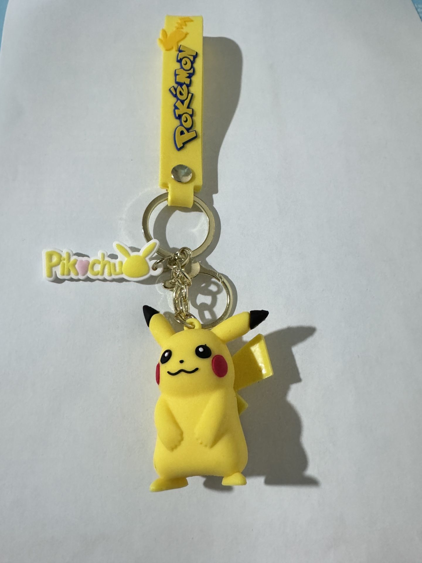 Pokemon Keychains for Girls Boys, Cute Kawaii Keychain, Backpack Key Chain Accessories Wristlet Key chain Car Charms
