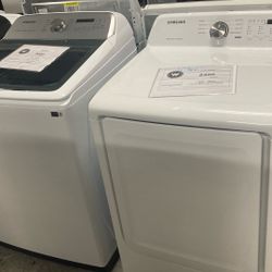Samsung Topload Washer Gas Dryer Set