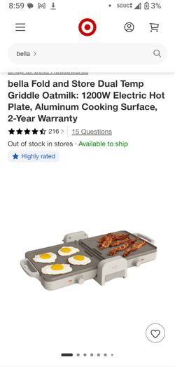 Bella Electric grill