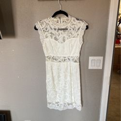 Off White Lace Dress 