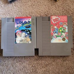 Adventures Of LOLO 3 And Bubble Bobble NES Games