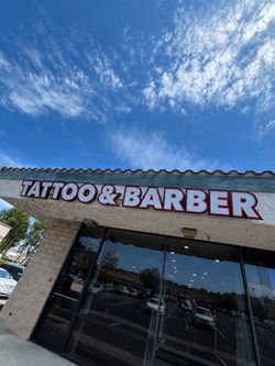 Tattoo and barber sign