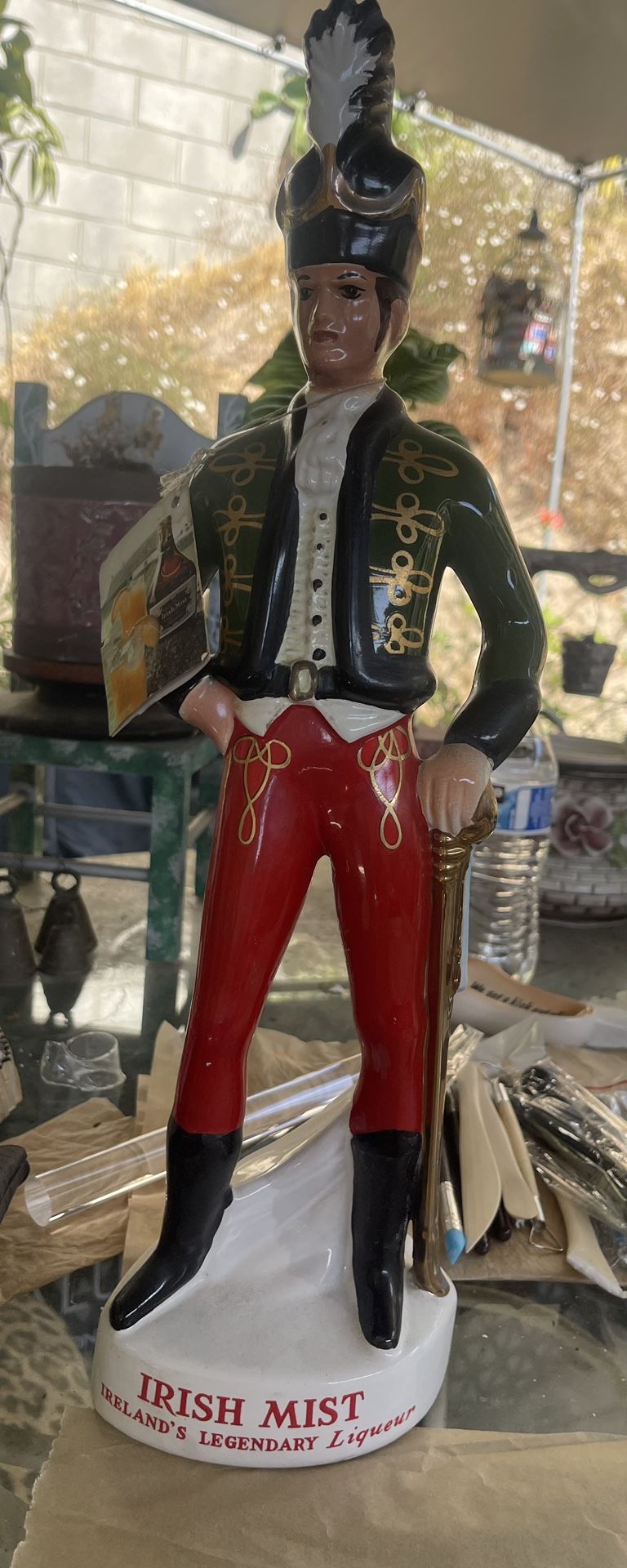1970s Irish Mist Liqueur Decanter With Cork And Tag