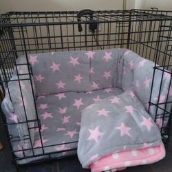 Dog Crate Bumper Bedding Set