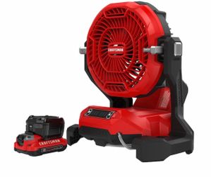 New in box craftsman misting fan with battery/charger