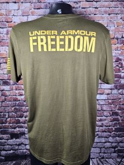 Under Armour Freedom graphic tee OD green HeatGear