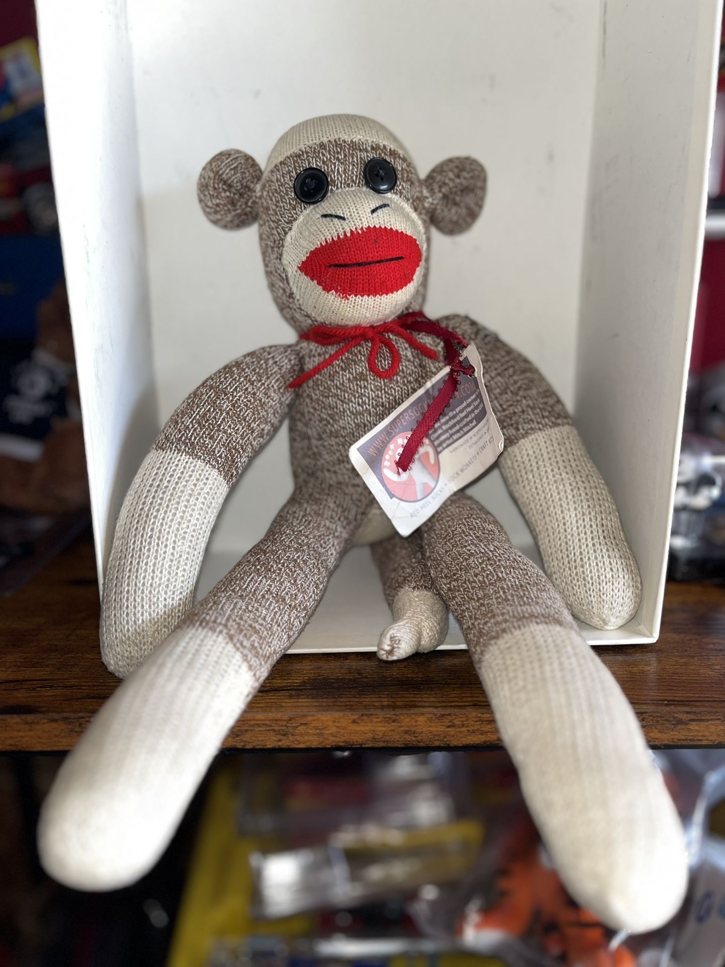 Vintage Sock Monkey Plush