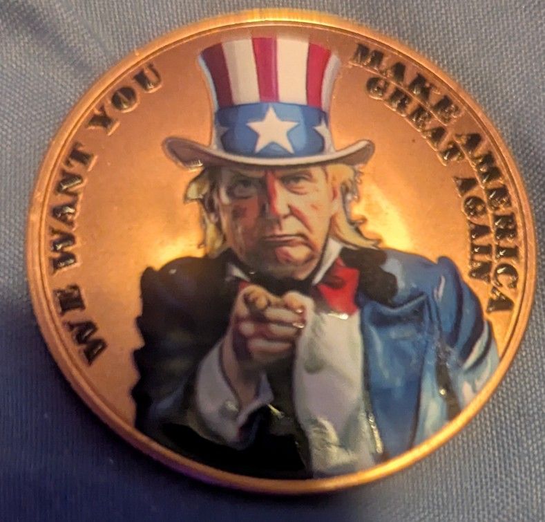 Trump Copper Coin