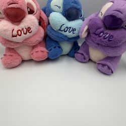 Stitch Valentines Day Plush 