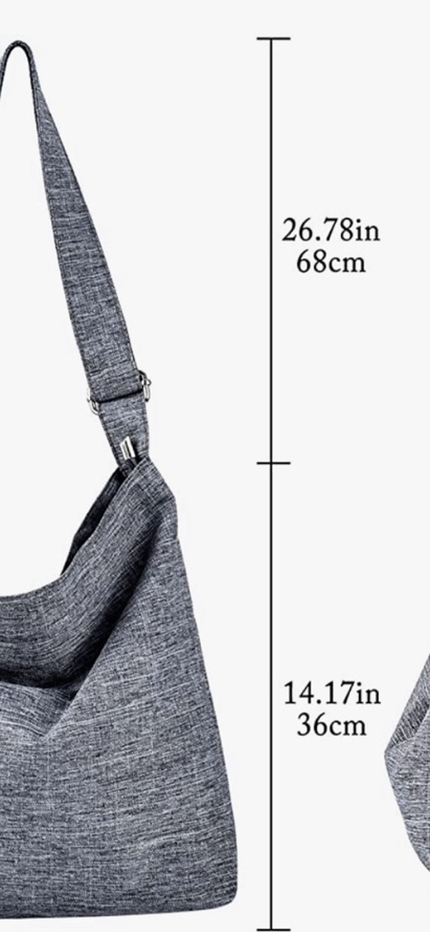 Canvas Tote Crossbody Bags for Women