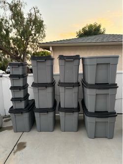 Husky Brand Storage Boxes