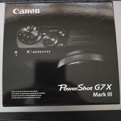 Canon PowerShot vs G7 X Mark III 20.1 Megapixel Digital Camera - Black