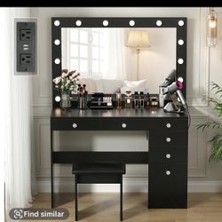 Vanity Set  (black) 