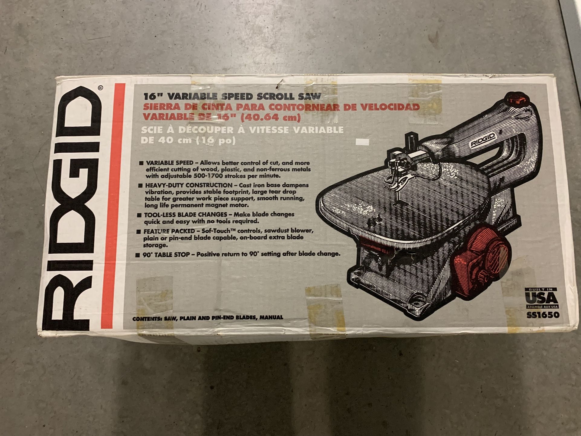 Rigid 16inch Scroll Saw