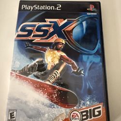SSX (PlayStation 2, 2000) CASE AND MANUAL ONLY - No Game - Original Black Label