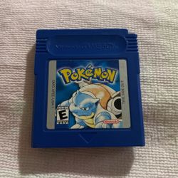 Pokémon Blue Version Gameboy Authentic