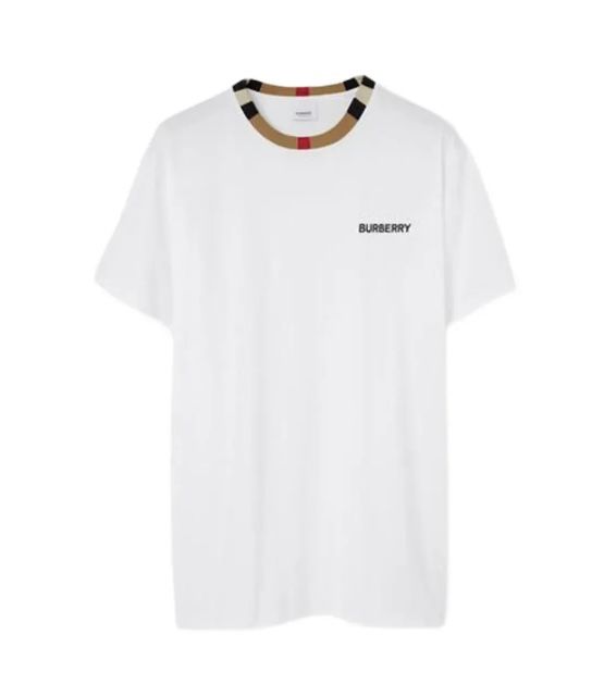 Burberry Icon Stripe Trim T-Shirt XL