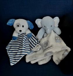 Baby Security Blanket Loveys - Set of 2