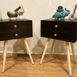 2 MCM Nightstands/ End tables 