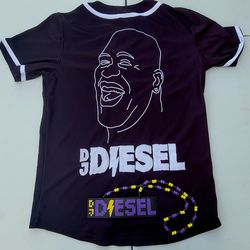DJ Diesel Custom Baseball Jersey Large