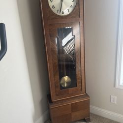 Wooden Grandfather Clock