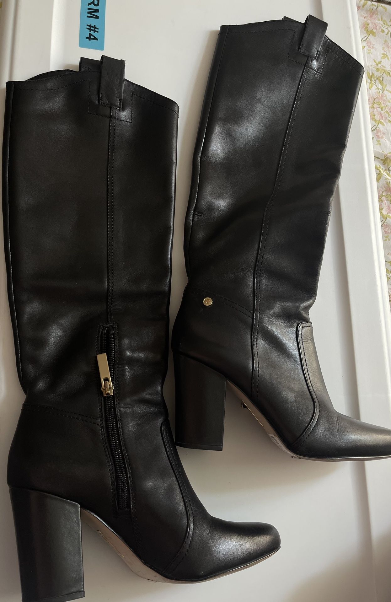 Black Women Knee Boots