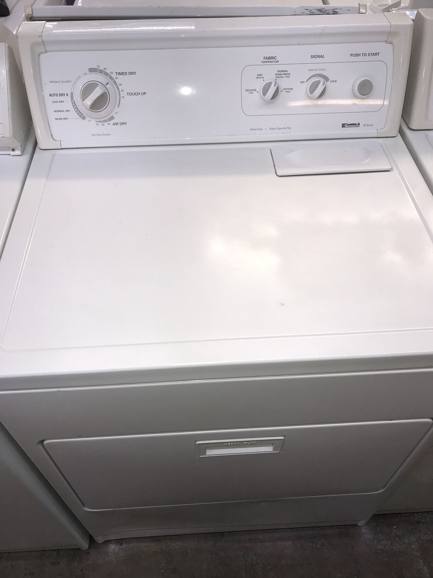 Kenmore set washer and dryer gas