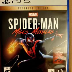  PS5 Spiderman Ultimate! MILES  MORALES  PS 5 Edition