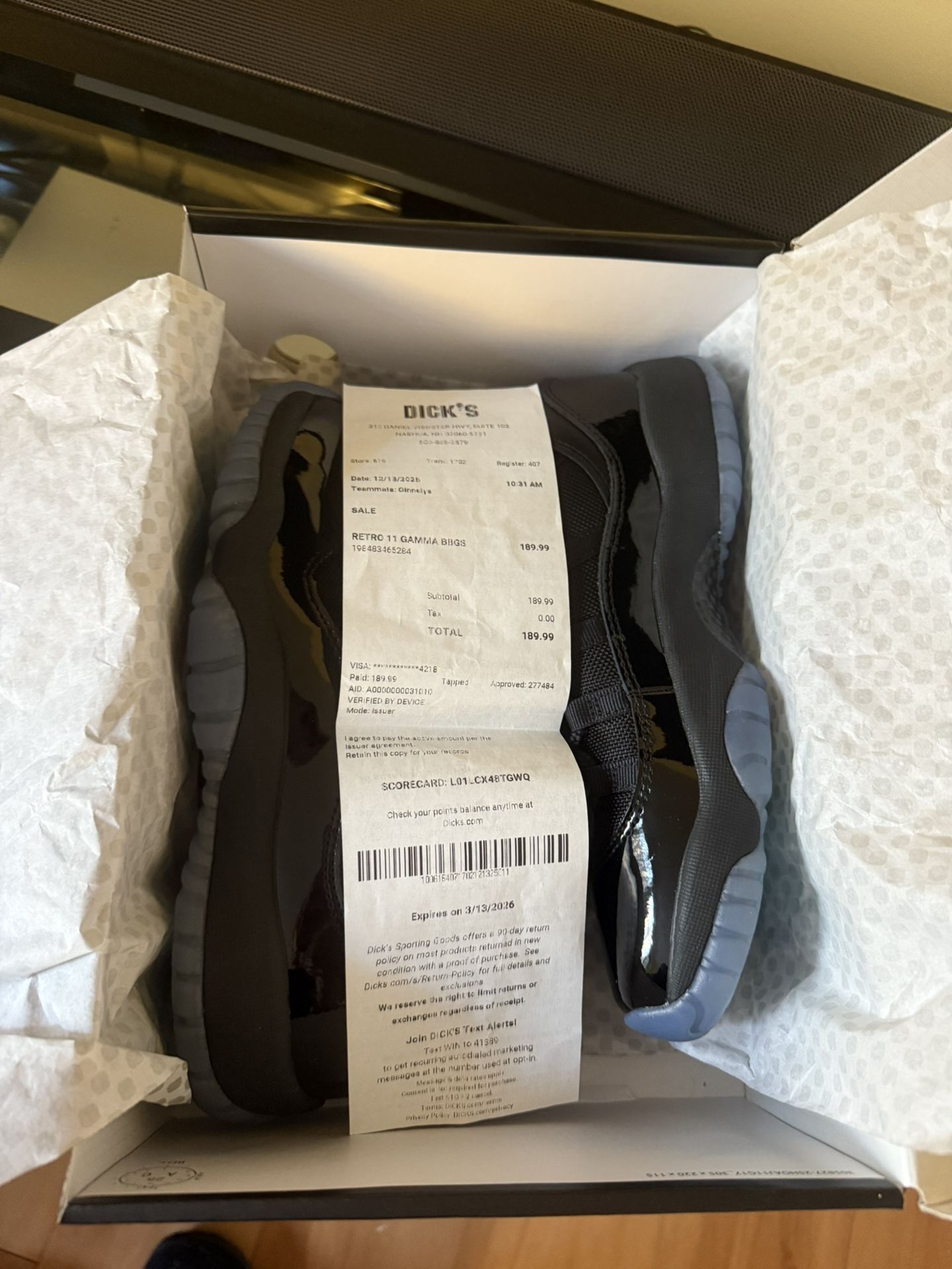 Jordan 11 Gamma 6.5