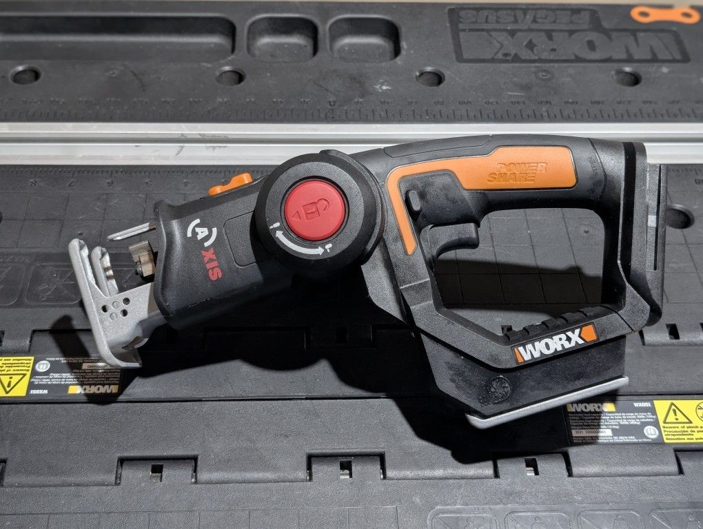 Worx 20V Power Share Axis Cordless Reciprocating & Jig Saw Tool Only