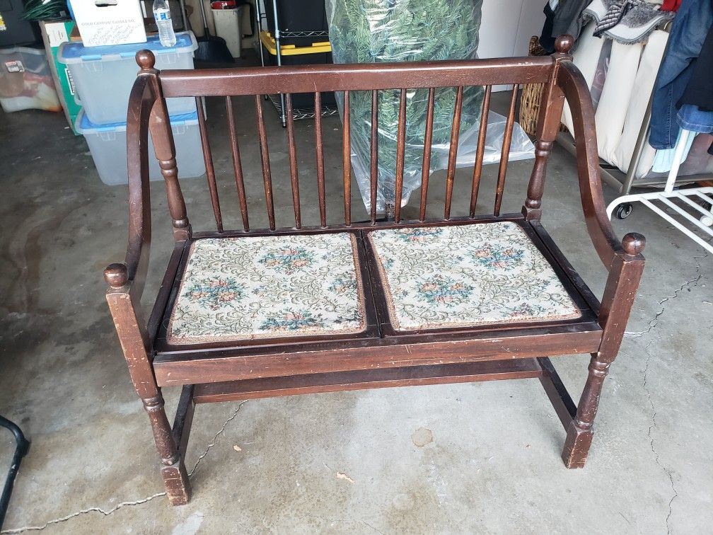 Vintage Wooden Bench