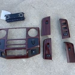 2008-2010 Ford F250 F350 Wood Grain Trim