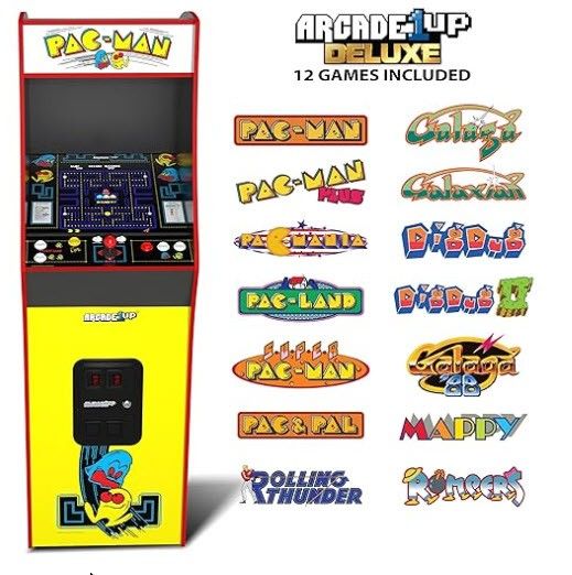 NEW! Arcade1Up PAC-MAN Deluxe Arcade -already Built