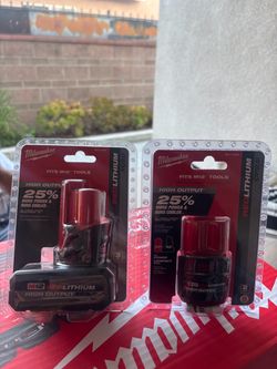 Milwaukee High Output 2.5 & 5.0