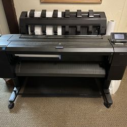 HP DesignJet T930 36-inch PostScript Color Wide Format Printer— Like New