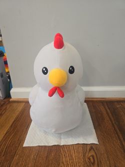 Avocatt white chicken plush