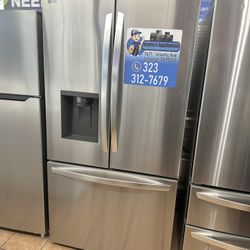 LG Refrigerator 26 Cu Ft Smart Depth Stainless Steel 