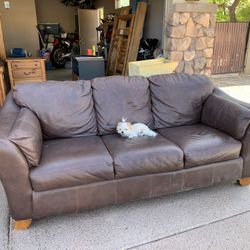 Leather Couch