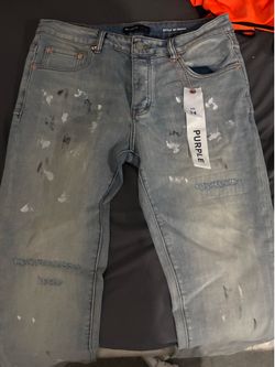 Purple jeans